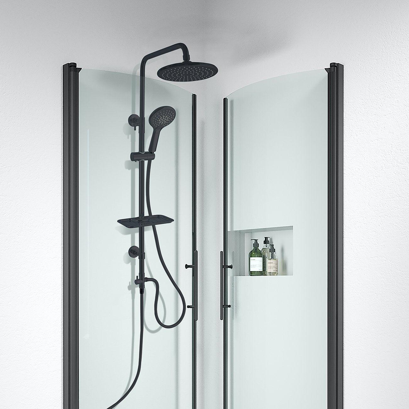 Brusesæt Martofte 23 cm Topbruser, Mat Sort - HomeTomato - 31-120-02-02-00 - 8595677129250