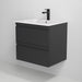 Copenhagen Badmøbelsæt M. Lillesand Vask, Mat Sort - HomeTomato - 74-060-01-02-00 - 8595677127072