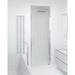 Fjäll Brusedør Til Bruseniche, Krom Profil, Frostet Glas - HomeTomato - 38-080-01-55-00 - 8595677139167