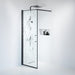 Fjäll Brusevæg, Sort Profil, Frostet Decor Glas - HomeTomato - 39-080-02-54-00 - 8595677121490