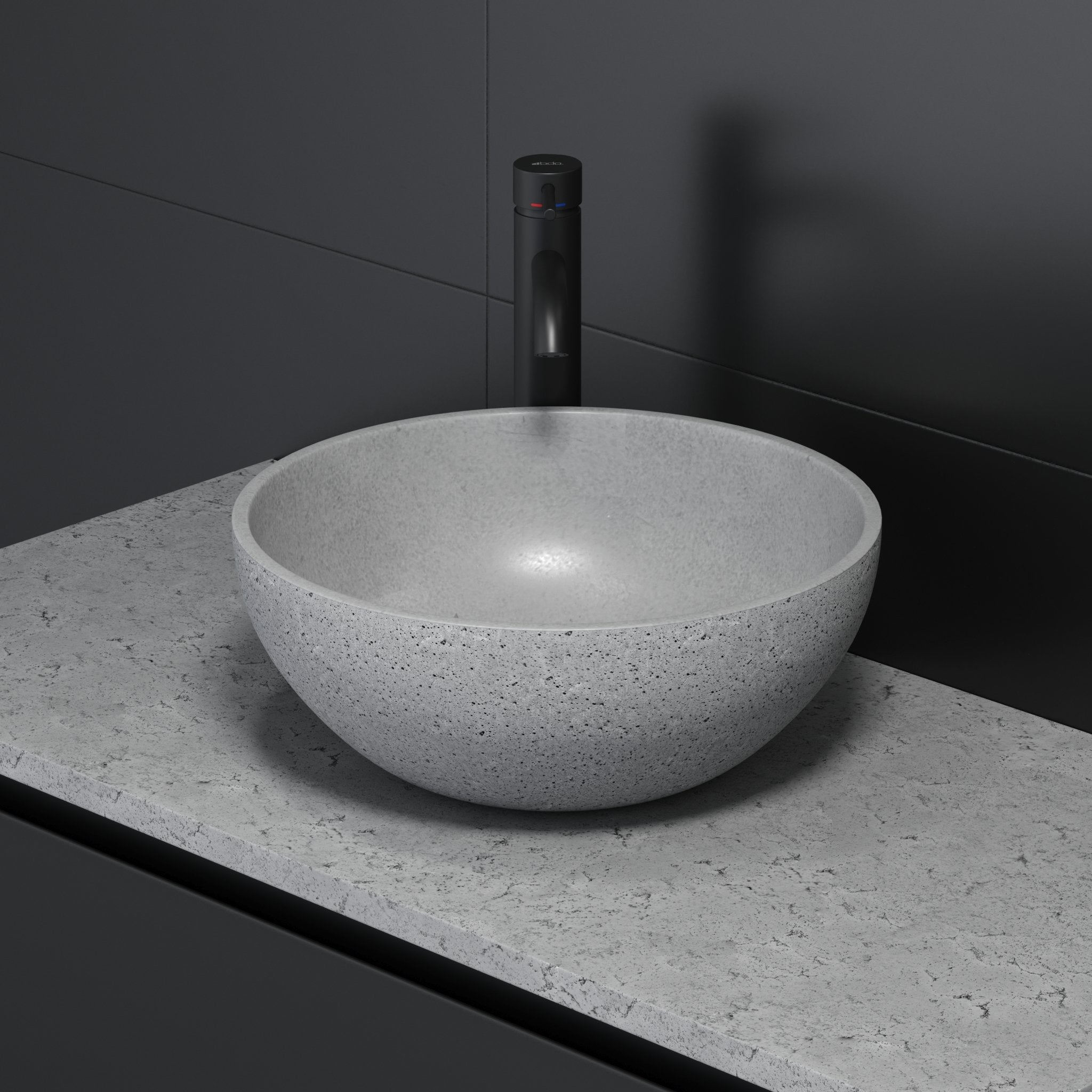 Fritstående Beton Håndvask Bergen - HomeTomato - 06-039-19-23-00 - 8595677136166