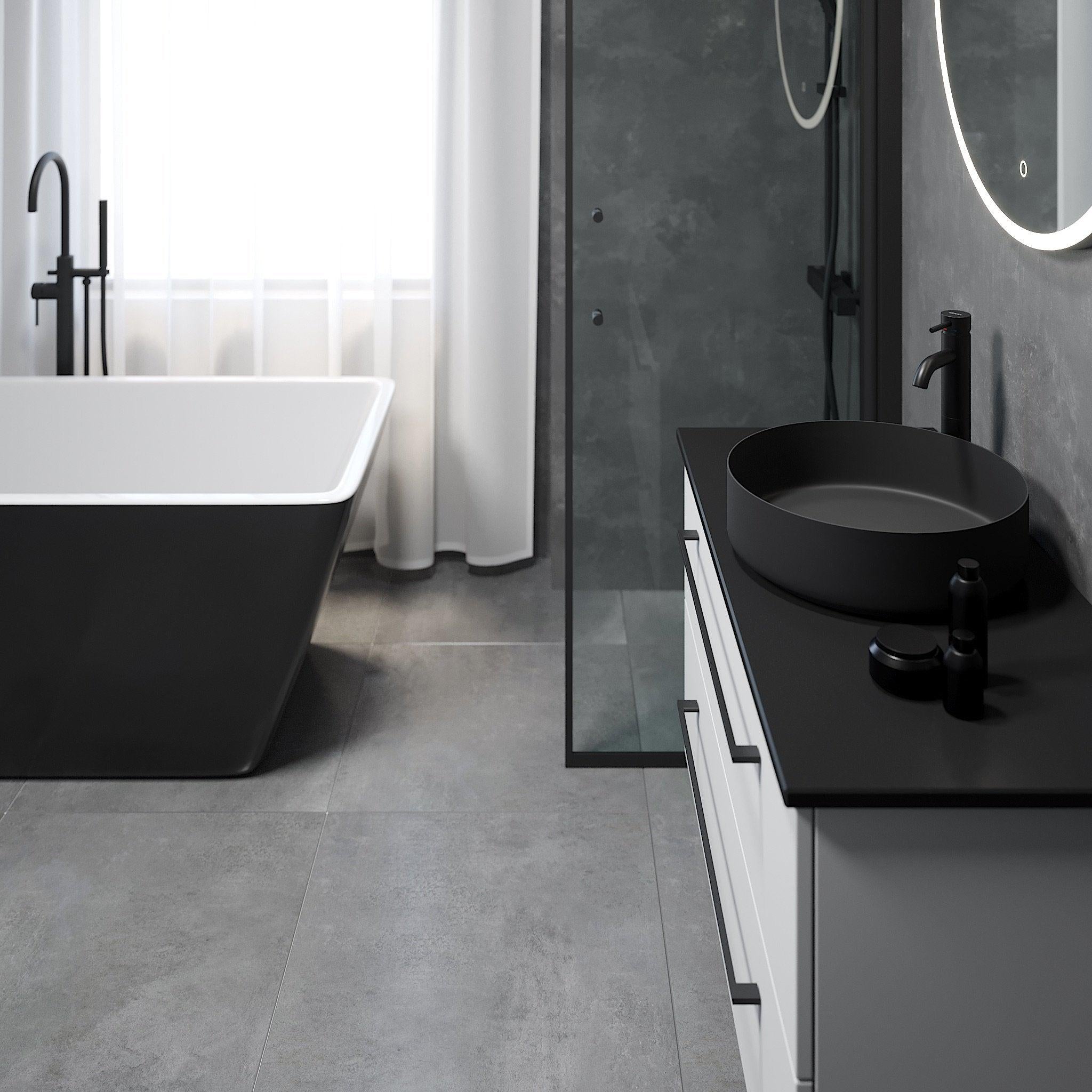 Fritstående Metal Håndvask Lillestrøm - HomeTomato - 06-040-16-02-00 - 8595677129151