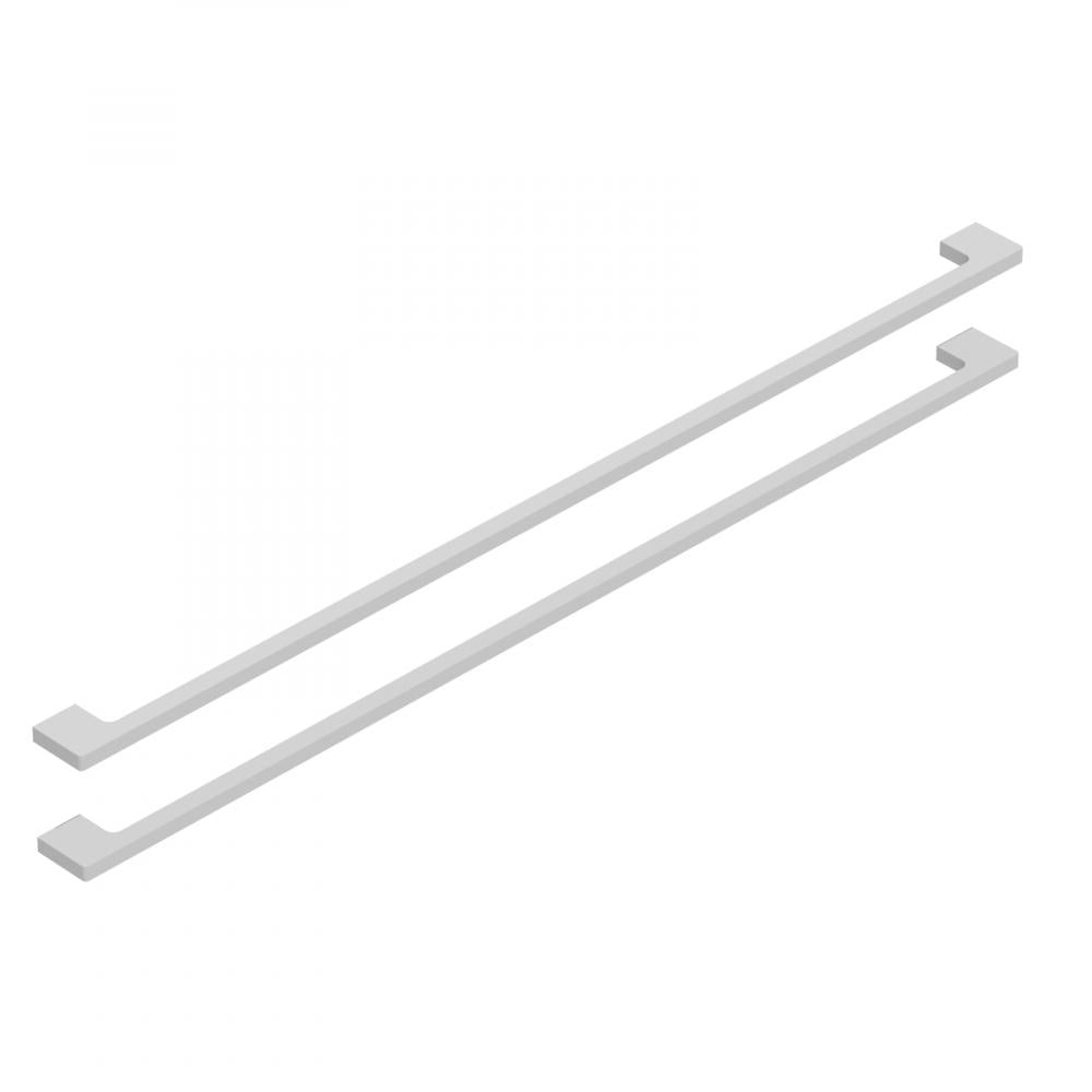 greb B, 2 stk, 60 cm, børstet aluminium - HomeTomato - 07-060-02-67-00 - 8594175642285
