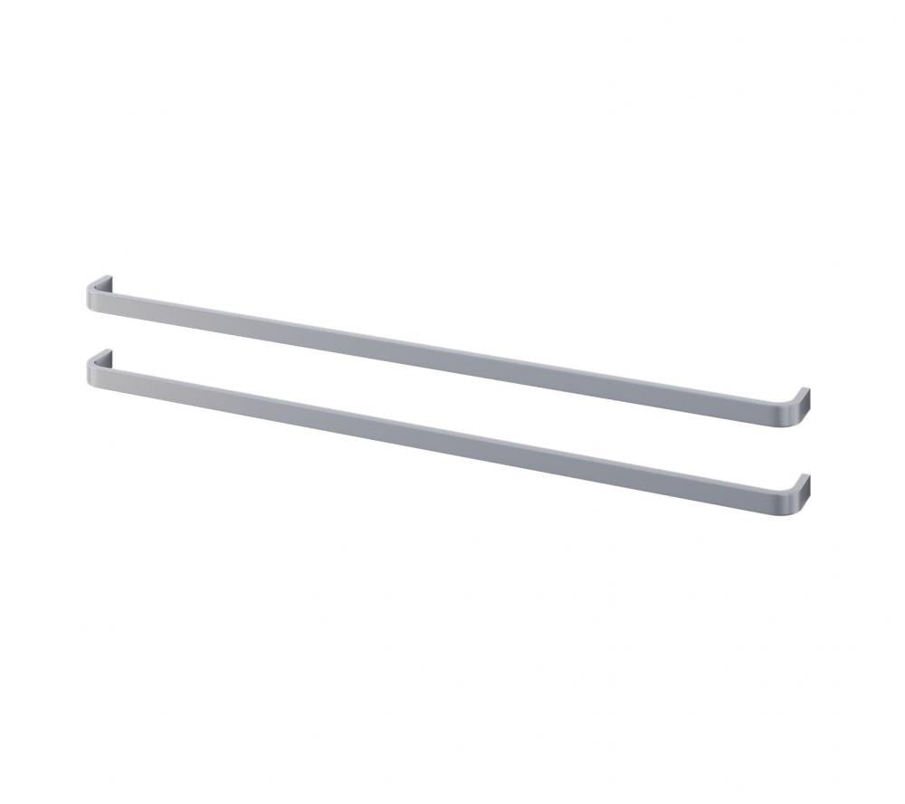 greb M - 2 stk, 60 cm, børstet aluminium - HomeTomato - 07-060-11-67-00 - 8595677133325