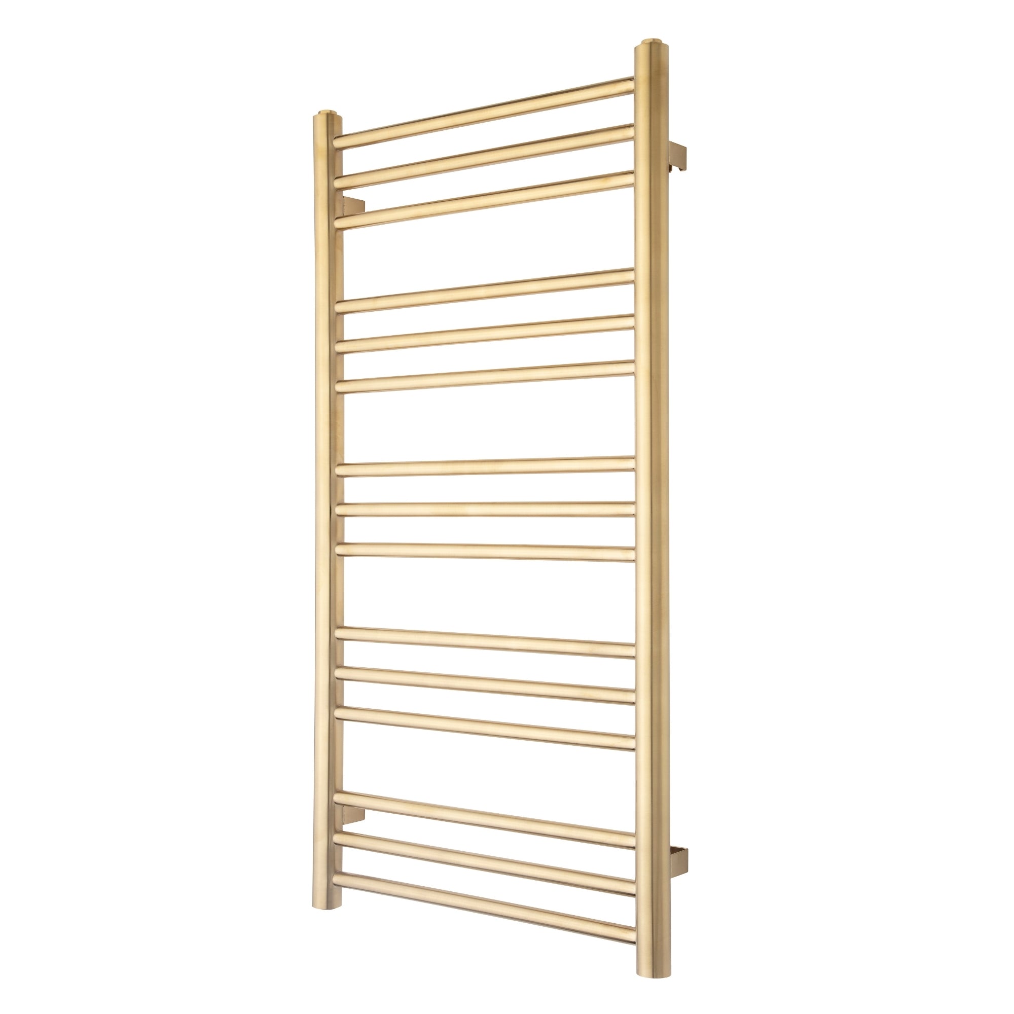 Håndklædetørrer Til El og Fjern- / Centralvarme PLUS 15-500 vandret, Børstet Messing - HomeTomato - 1076 - 5704263990867