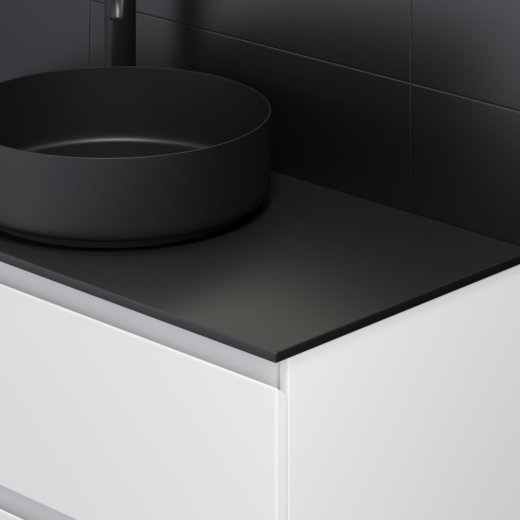 Kompaktlaminat Bordplade, Sort - HomeTomato - 06-100-30-02-00 - 8595677134476