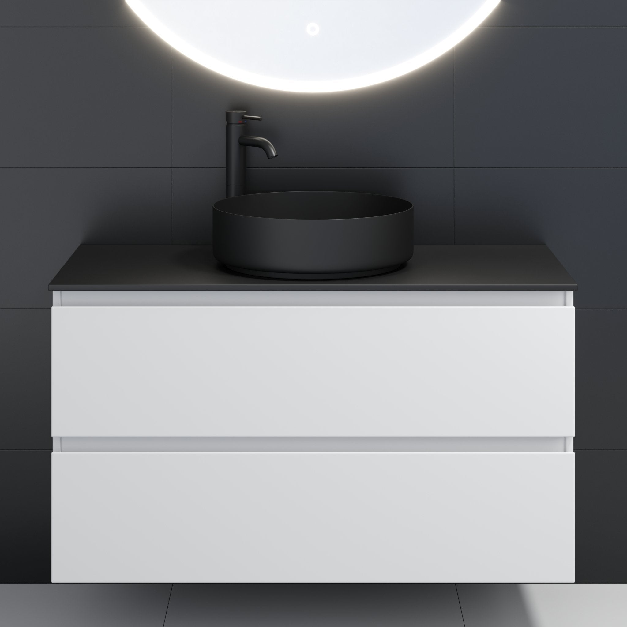 Kompaktlaminat Bordplade, Sort - HomeTomato - 06-100-30-02-00 - 8595677134476