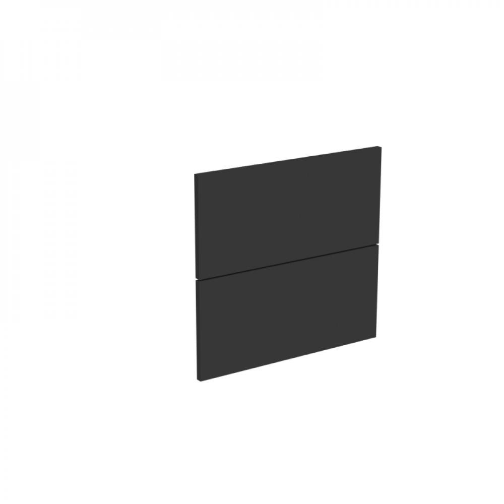 Skuffefront Vienna, 2 stk, 60 x 1,8 x 27,1 cm, mat sort - HomeTomato - 05-060-01-02-00 - 8594175643015