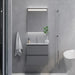 Stockholm Slimline Badmøbelsæt M. Lillehammer Vask, Mat Grå - HomeTomato - 73-060-70-03-30 - 8595677150926