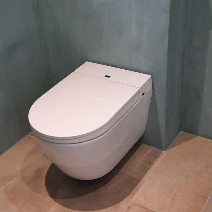 Væghængt Fjæll duschtoilet inkl. soft-close toiletsæde, uden skyllekant, 5 års garanti - HomeTomato - 21-040-02-11-07 - 8595677141849
